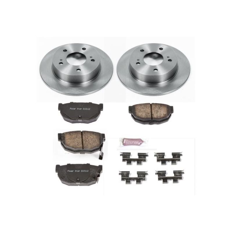 Power Stop 94-98 Nissan 240SX Rear Autospecialty Brake Kit Brake Kits - OE PowerStop