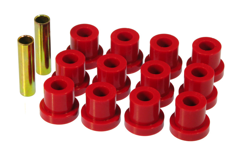 Prothane 55 Chevy Full Rear Spring Bushings - Red Bushing Kits Prothane