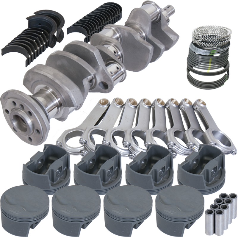 Eagle Chevy 400 3.750in Crank 5.700in H-Beam -5cc Flat Top 4.155in Pistons Rotating Assembly Rotating Assemblies Eagle