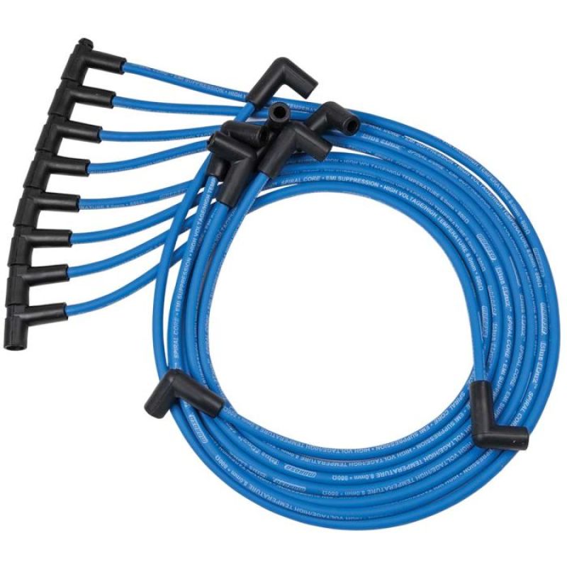 Moroso Custom Ignition Wire Set - Blue Max - Spiral Core Spark Plug Wire Sets Moroso