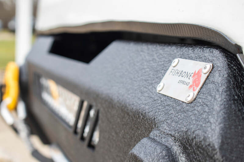 Fishbone Offroad 12-15 Tacoma Center Stubby Bumper Bumpers - Steel Fishbone Offroad