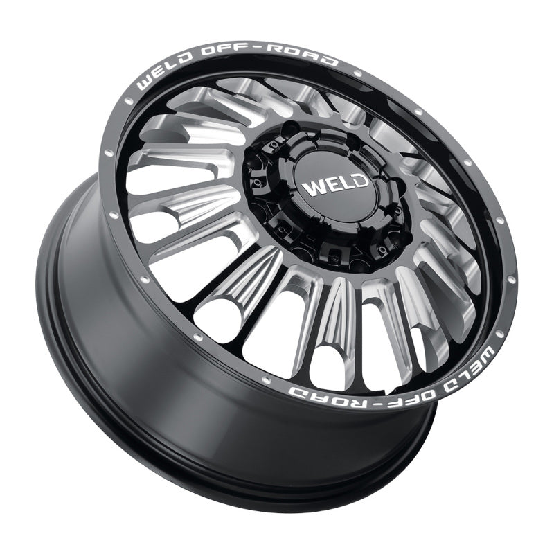 Weld Off-Road W121 20X8.25 Scorch Front 8X165.1 ET108 BS8.90 Gloss Black MIL 121.6 Wheels - Cast Weld