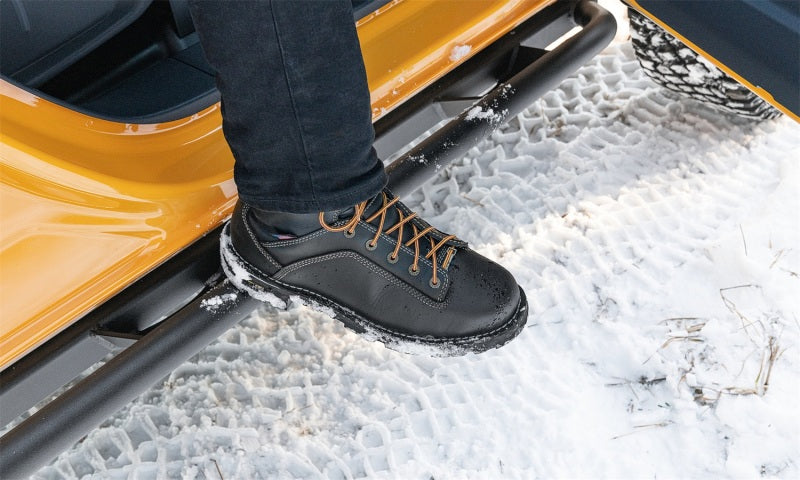 N-Fab Trail Slider Steps 2021 Ford Bronco 4 Door - Textured Black Body Armor & Rock Rails N-Fab