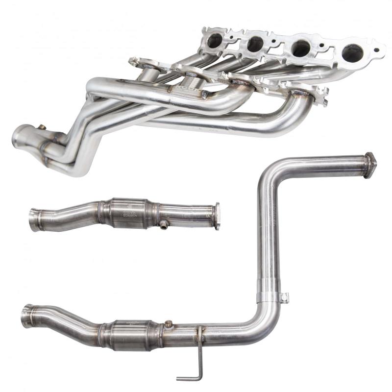 Kooks 07+ Toyota Tundra 1-7/8in x 3in Stainless Steel Long Tube Headers w/ 3in OEM Catted Connection Headers & Manifolds Kooks Headers