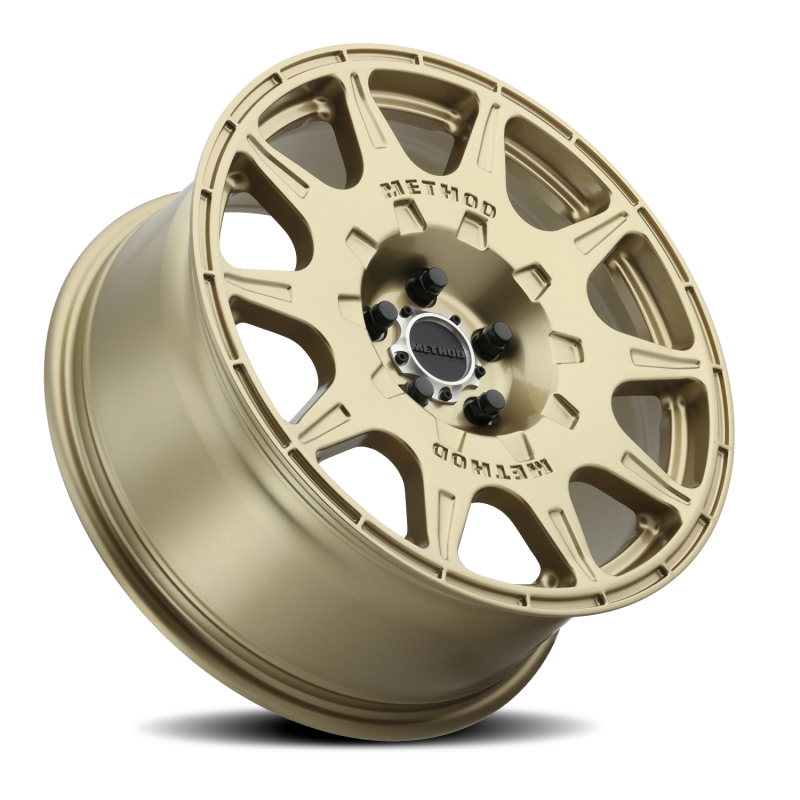 Method MR502 RALLY 17x8 +38mm Offset 5x4.5 67.1mm CB Gold Wheel Wheels - Cast Method Wheels