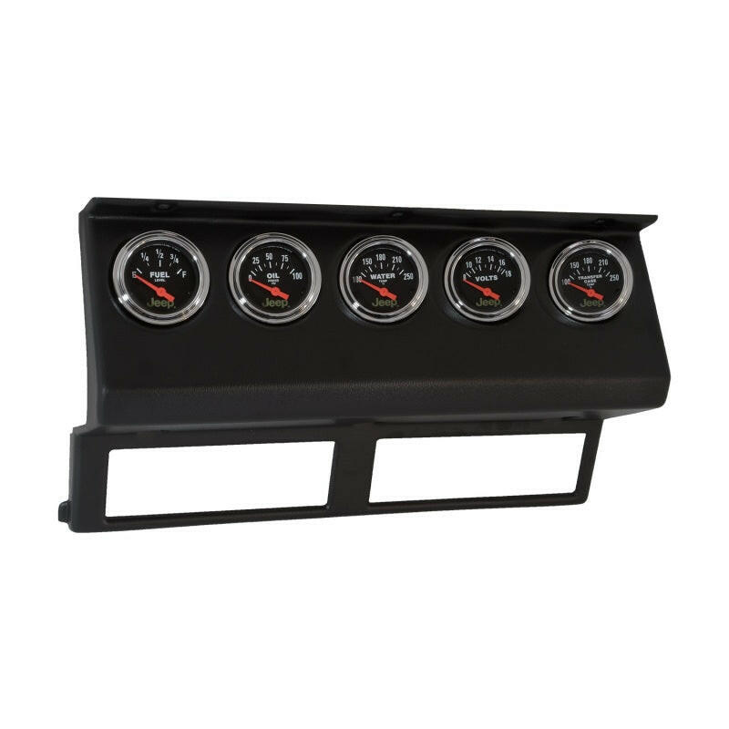 Autometer 87-96 Jeep Wrangler YJ 7pc Direct-Fit Dash Gauge Kit Gauges AutoMeter