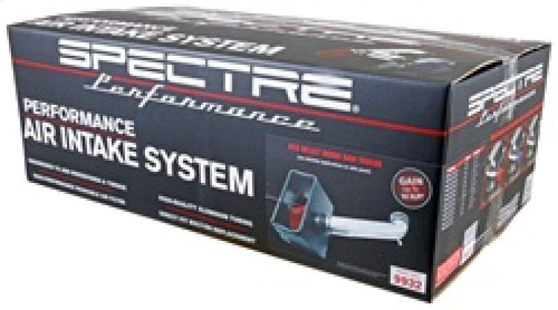 Spectre 03-08 Dodge RAM 1500/2500 V8-4.7/5.7L F/I Air Intake Kit - Clear Anodized w/Red Filter Cold Air Intakes Spectre