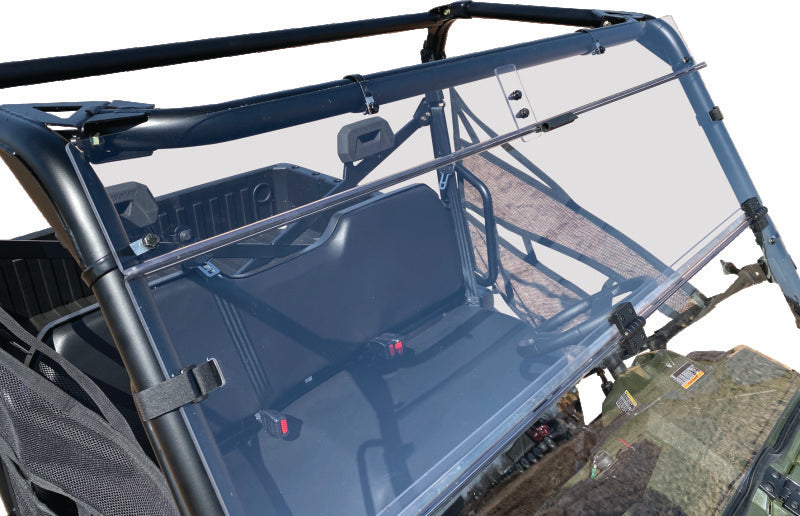QuadBoss 2013 Polaris Ranger Crew 800 Windbreak Folding Windshield Windshields QuadBoss