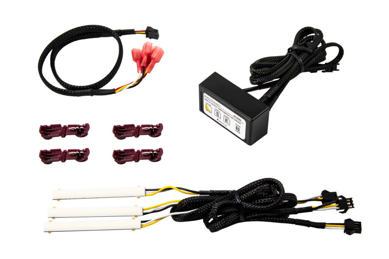 Diode Dynamics LED Strip Lights High Density SF Switchback Triple 3 In Kit Light Strip LED Diode Dynamics