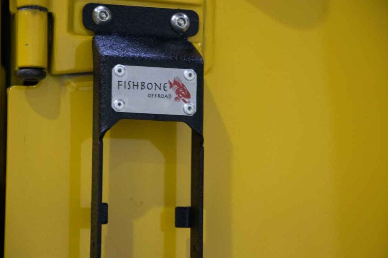 Fishbone Offroad Wrangler JK/JL/ Gladiator Door Mounted Step Side Steps Fishbone Offroad