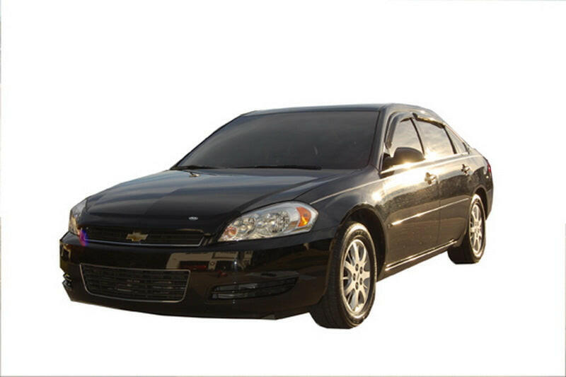 AVS 06-13 Chevy Impala Ventvisor Outside Mount Window Deflectors 4pc - Smoke Wind Deflectors AVS