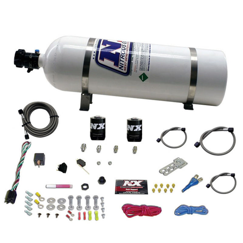 Nitrous Express Dodge EFI Race Single Nozzle Nitrous Kit (100-250HP) w/15lb Bottle Nitrous Systems Nitrous Express