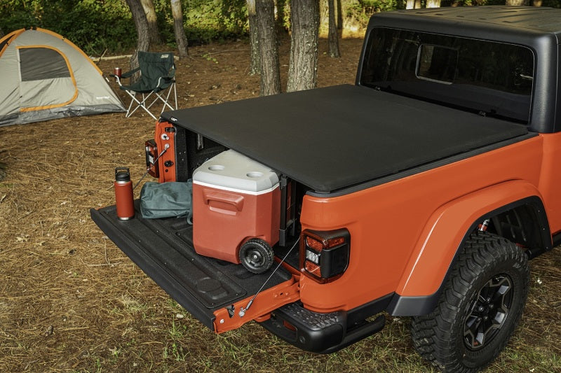 Rugged Ridge Armis Soft Folding Bed Cover 2020 Gladiator JT Tonneau Covers - Hard Fold Rugged Ridge