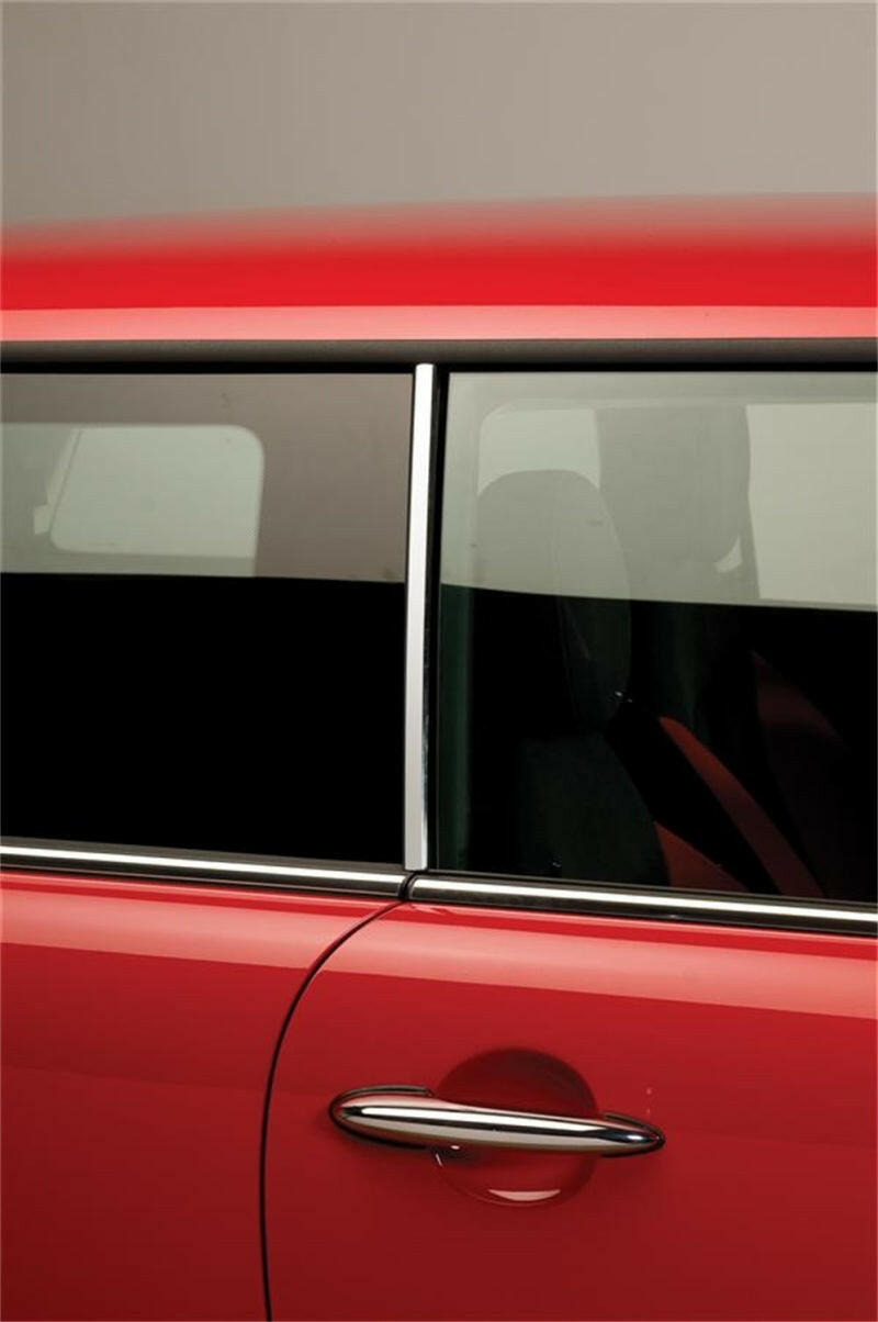 Putco 07-14 Mini Cooper - Pillar Post Trim Stainless Steel Pillar Posts Classic Exterior Trim Putco