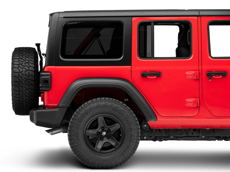 Raxiom 18-22 Jeep Wrangler JL Axial Series Plateau LED Tail Lights- Black Housing (Smoked Lens) Tail Lights Raxiom