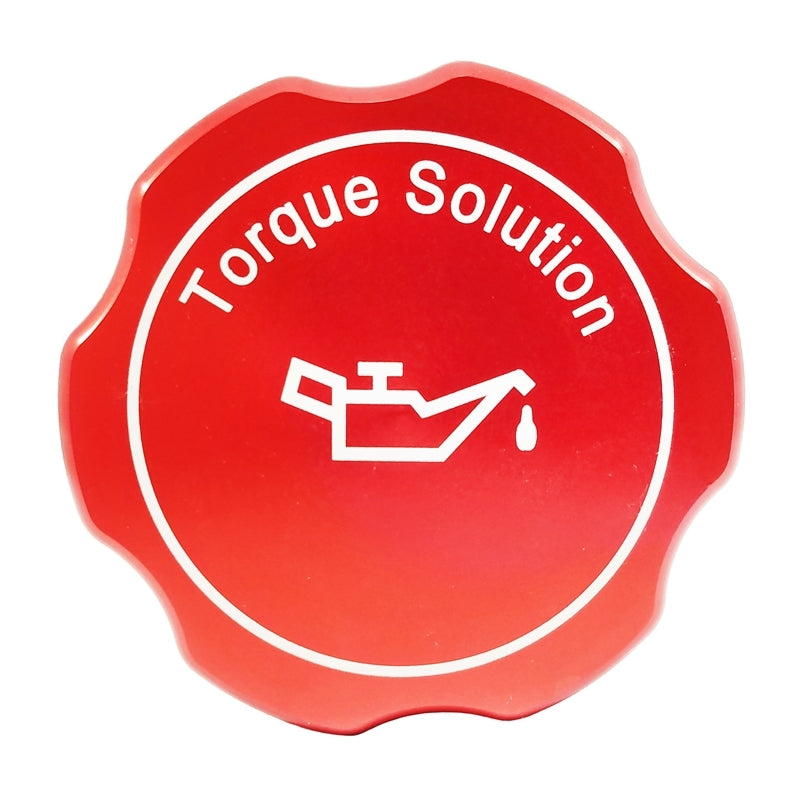 Torque Solution Billet Oil Cap 89+ Subaru - Red Oil Caps Torque Solution