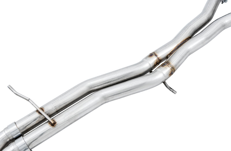 AWE Tuning Audi B9 S4 SwitchPath Exhaust - Non-Resonated (Black 102mm Tips) Catback AWE Tuning
