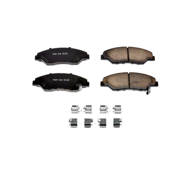 Power Stop 98-02 Kia Sportage Front Z17 Evolution Ceramic Brake Pads w/Hardware Brake Pads - OE PowerStop