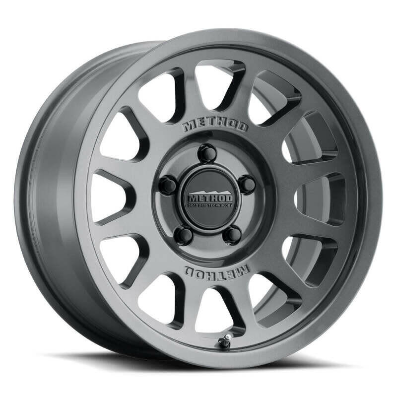 Method MR703 17x9 / -12mm Offset / 106.25mm Bore / 6x5.5 BP / 4.8in BS - Gloss Titanium Wheel Wheels - Cast Method Wheels