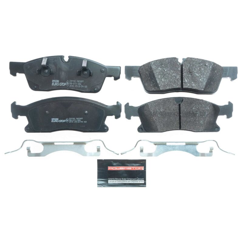 Power Stop 2015 Mercedes-Benz ML400 Euro-Stop ECE-R90 Front Brake Pads Brake Pads - OE PowerStop