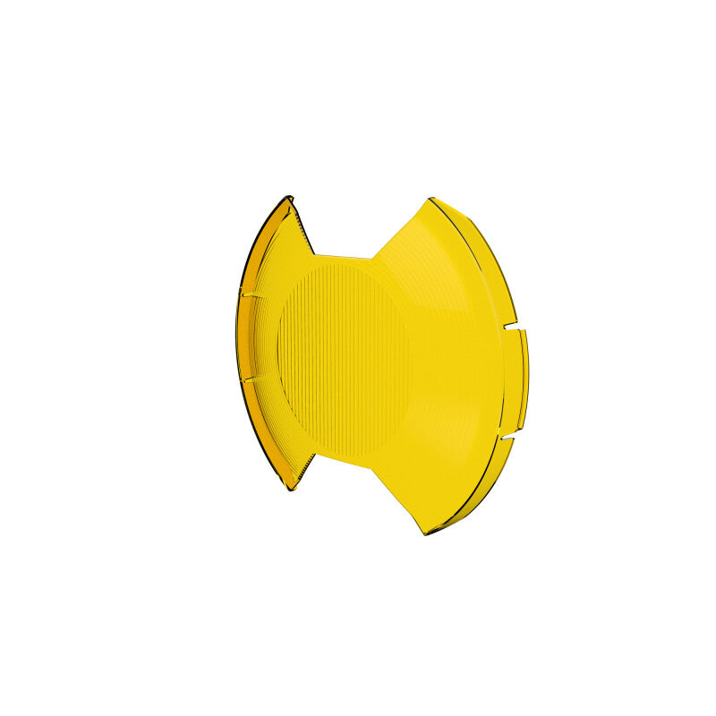 KC HiLiTES SlimLite 8in. LED Light Shield SAE Driving (Shield Only) - Selective Yellow Light Covers and Guards KC HiLiTES