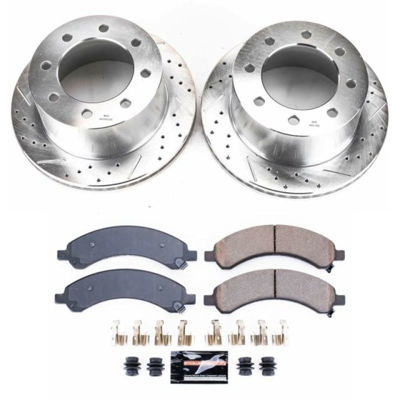 Power Stop 03-08 Chevrolet Express 3500 Rear Z23 Evolution Sport Brake Kit Brake Kits - Performance D&S PowerStop