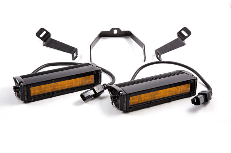 Diode Dynamics WRX 2015 SS6 LED Kit - Amber Driving Light Bars & Cubes Diode Dynamics