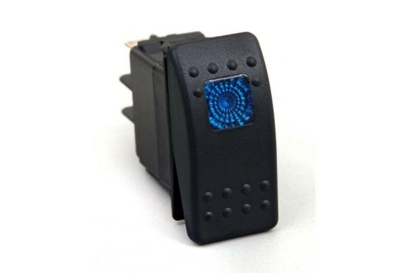 Daystar Rocker Switch Blue Light 20 AMP Single Pole Dash & Interior Trim Daystar