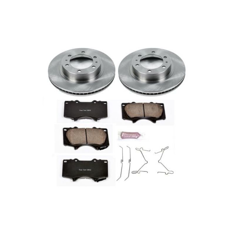 Power Stop 03-09 Toyota 4Runner Front Autospecialty Brake Kit Brake Kits - OE PowerStop