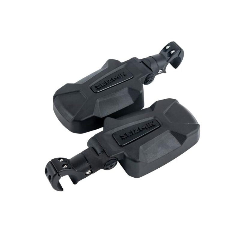 Seizmik 24+ Polaris/Cam-am/Honda/Kaw Pursuit Sideview Mirror - Adj 1.75-2 in. ROP Clamp Pair Side Mirrors Seizmik