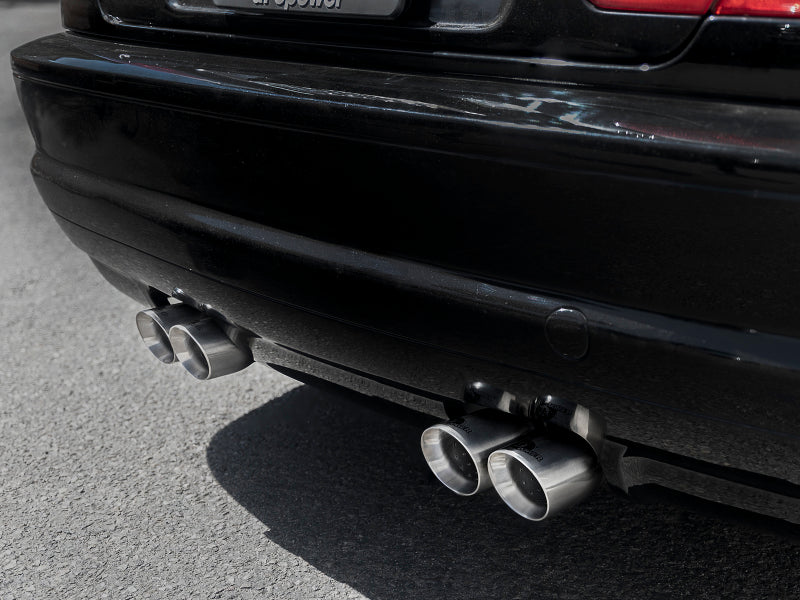 aFe MACH Force-Xp 2.5in 304 SS Cat-Back Exhaust w/ Polished Tips 01-06 BMW M3 Catback aFe