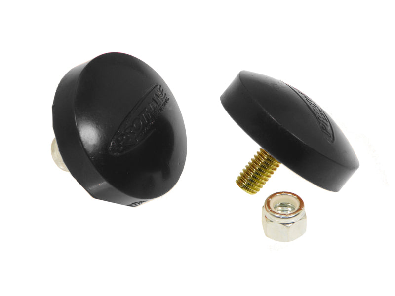 Prothane Universal Bump Stop 11/16X2 Button - Black Bump Stops Prothane