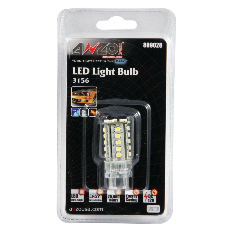 ANZO LED Bulbs Universal 3156/3157 White Bulbs ANZO