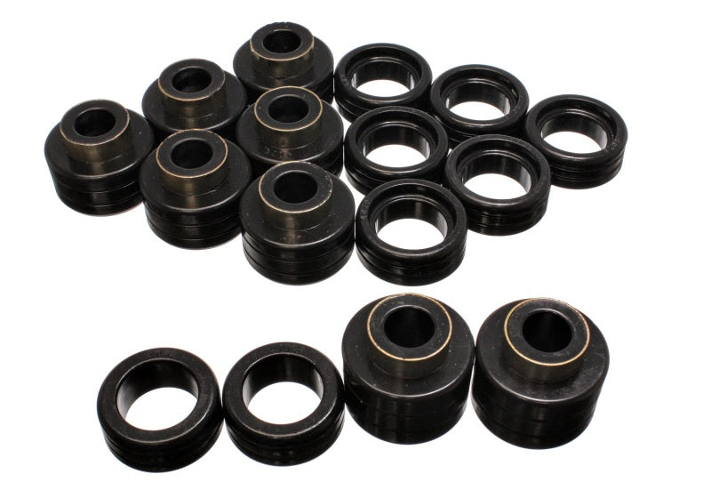 Energy Suspension Chevy Xtra Cab 2&4Wd Body Mts - Black Bushing Kits Energy Suspension