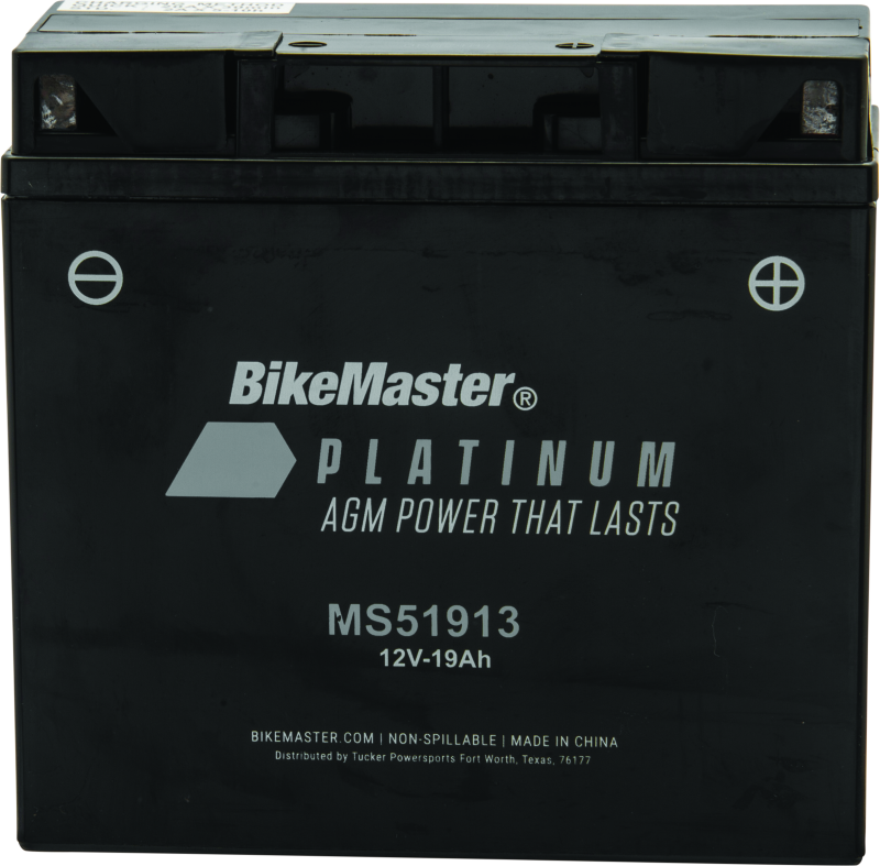 BikeMaster AGM Battery - MS51913 Batteries BikeMaster