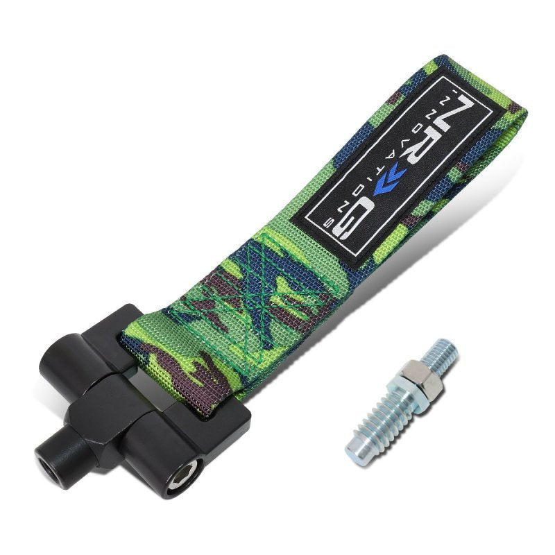 NRG Bolt-In Tow Strap Camo- Ford Focus 2016+ (5000lb. Limit) Tow Hooks NRG
