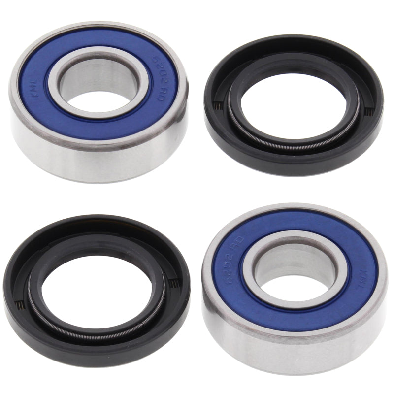 All Balls Racing 90-93 Yamaha RT180 Wheel Bearing Kit Front Wheel Bearings All Balls Racing
