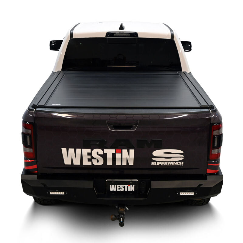 Westin 19-26 RAM 1500 New Body 5ft 7in. (67in) Bed Electric Retractable Tonneau Cover - Black Tonneau Covers - Retractable Westin