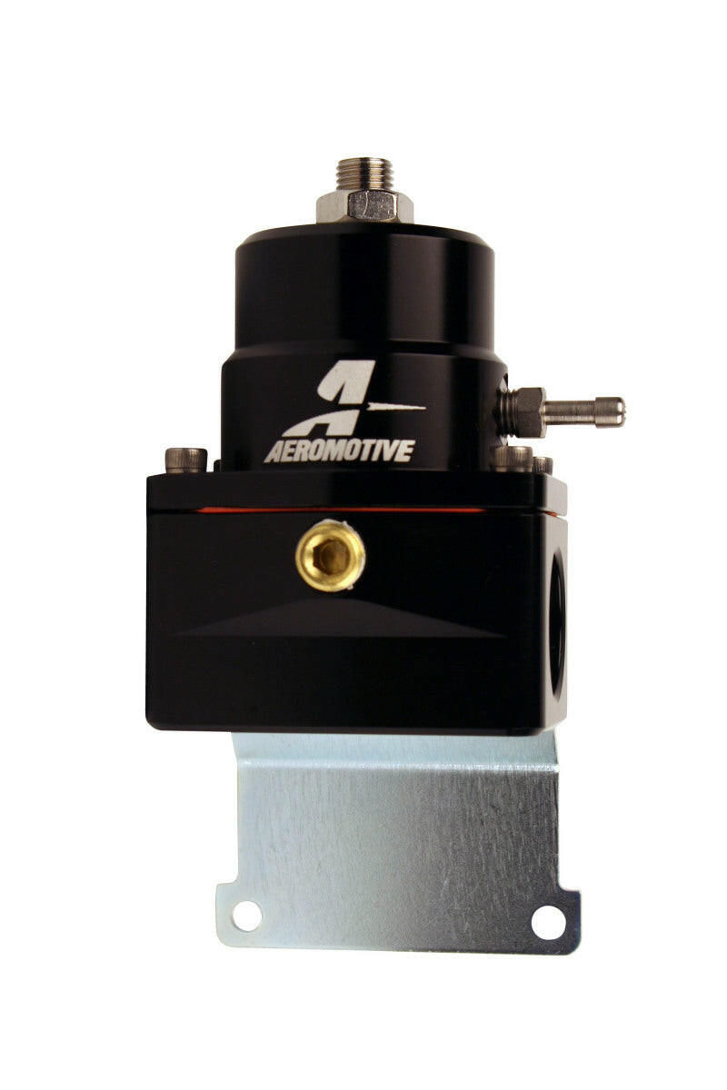 Aeromotive Adjustable EFI Regulator (2) -10 Inlet/-6 Return - Black Fuel Pressure Regulators Aeromotive