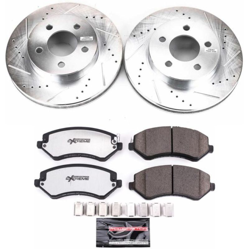 Power Stop 02-07 Jeep Liberty Front Z36 Truck & Tow Brake Kit Brake Kits - Performance D&S PowerStop