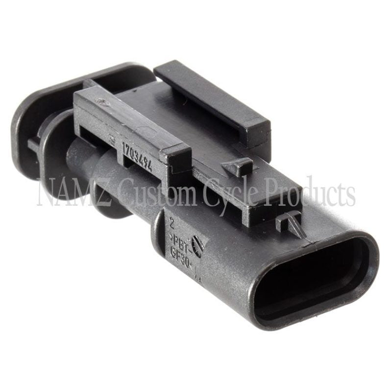 NAMZ 2017+ Softail Models Rear Fender Harness Male Connector Kit for Center Taillight (OEM 69201613) Wiring Connectors NAMZ