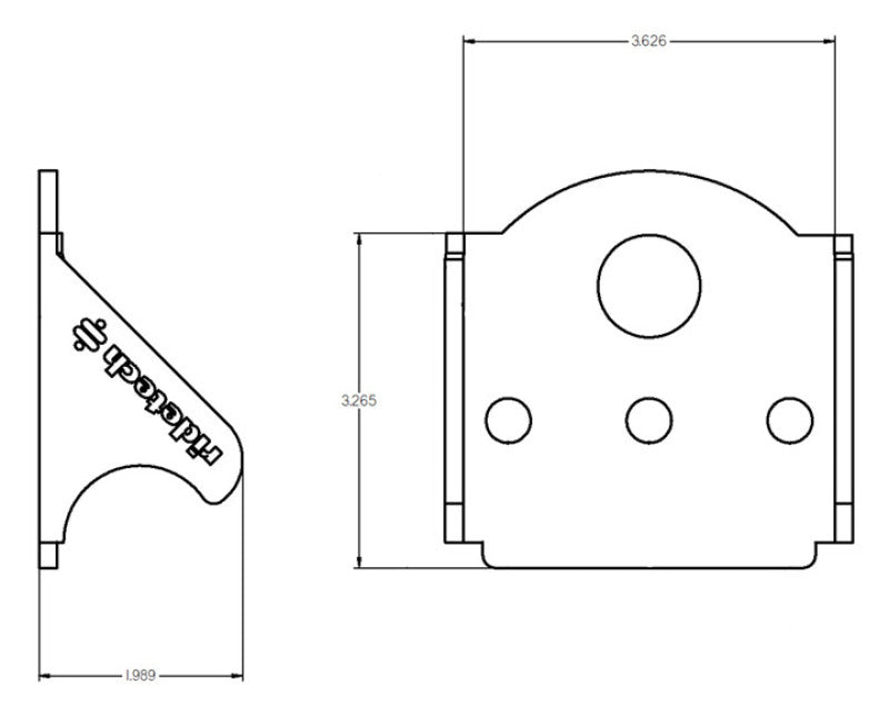 Ridetech Upper Ridetech Bolt-On 4 Link Bridge Mount Shock Mounts & Camber Plates Ridetech