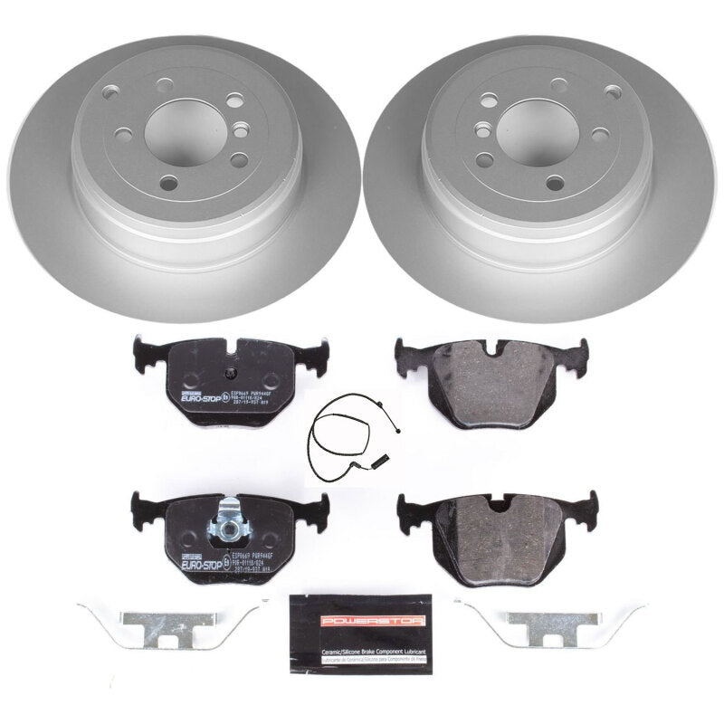 Power Stop 03-05 Land Rover Range Rover Rear Euro-Stop Brake Kit Brake Kits - OE PowerStop