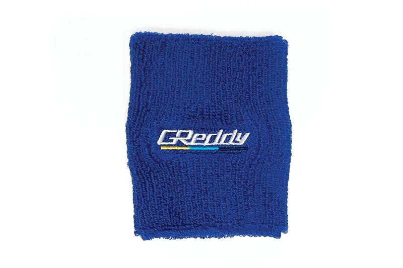 GReddy Underline Logo Reservoir Cover - Blue Brake Res Cozys GReddy