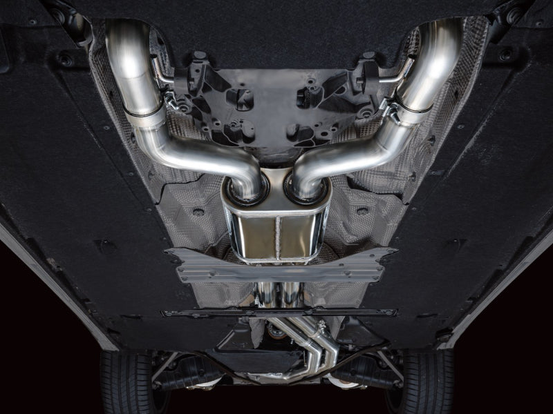 AWE Tuning 19-23 Audi C8 S6/S7 2.9T V6 AWD Track Edition Exhaust - Chrome Silver Tips Catback AWE Tuning