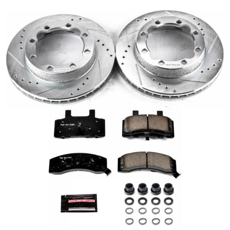 Power Stop 94-99 Chevrolet K1500 Suburban Front Z23 Evolution Sport Brake Kit Brake Kits - Performance D&S PowerStop
