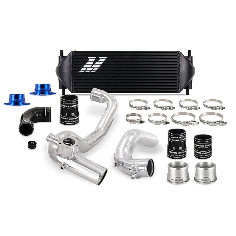 Mishimoto 21+ 2.3L Bronco Stock Location INT Kit P Pipes BK Core Intercooler Kits Mishimoto