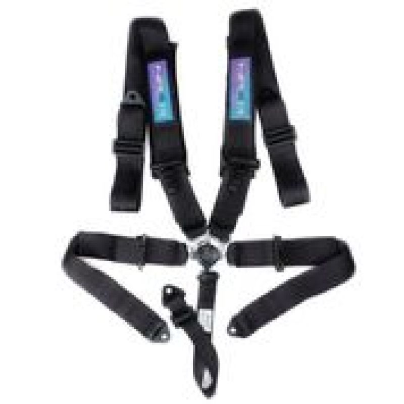 NRG 5PT 3in. Seat Belt Harness / Cam Lock - Black Seat Belts & Harnesses NRG