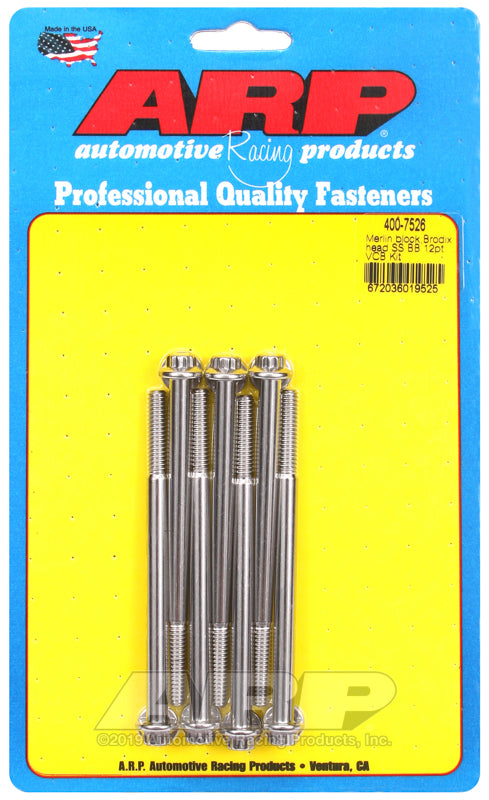 ARP Merlin Block BRodix Head BB 12pt Valve Cover Bolt Kit Hardware Kits - Other ARP