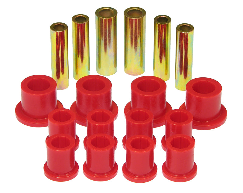 Prothane 04-06 Ford F150 Rear Leaf Spring Bushings - Red Bushing Kits Prothane